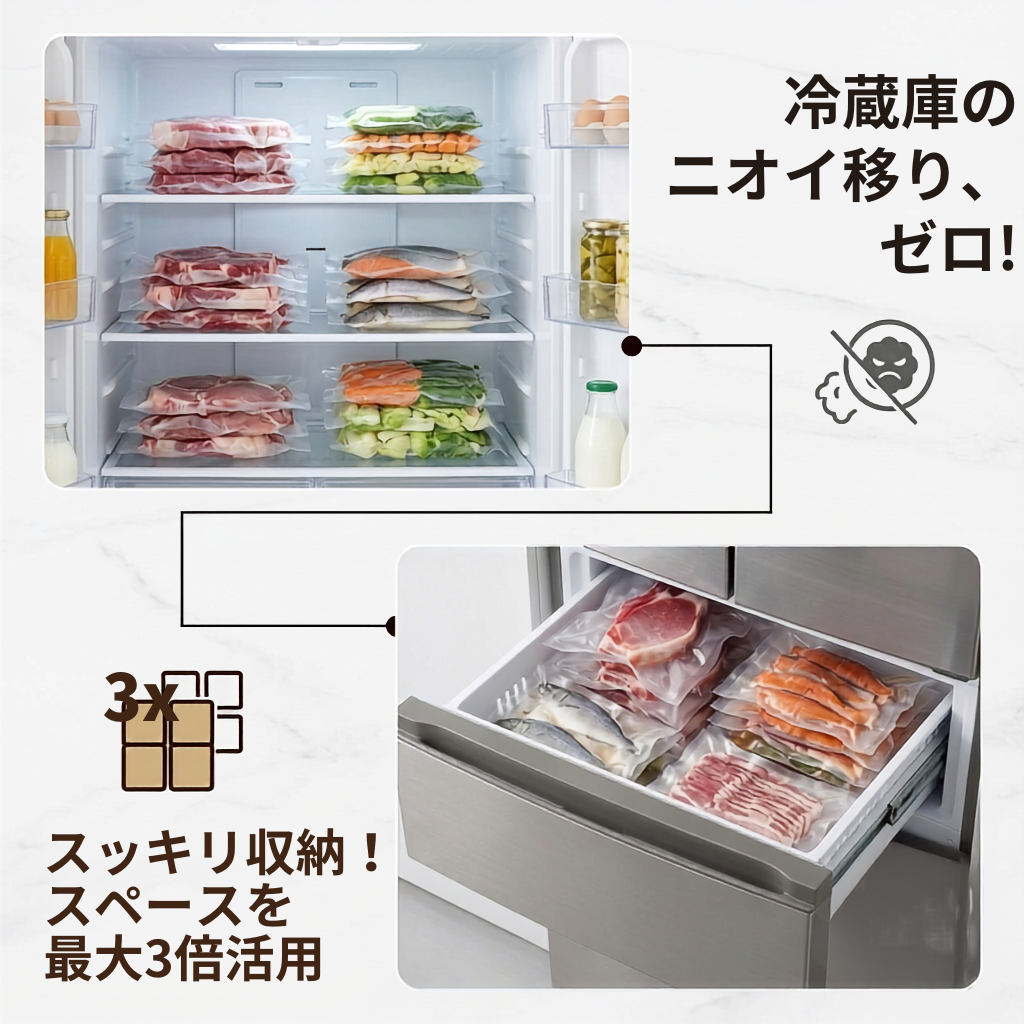FreshLock™ | いつでも新鮮、コードレス真空保存
