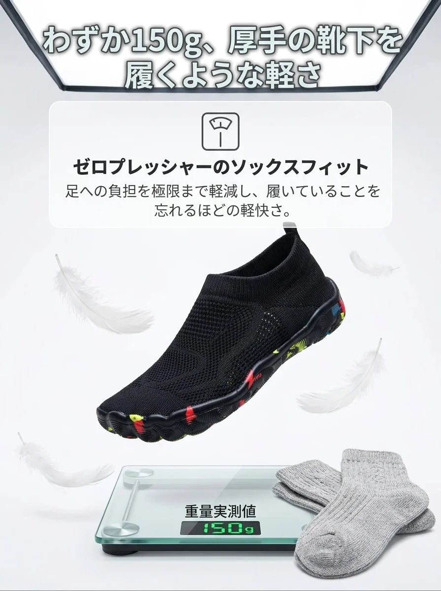 WaveGrip™ | 濡れても滑らない靴