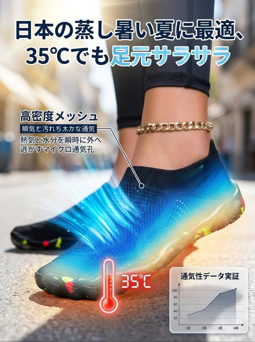 WaveGrip™ | 濡れても滑らない靴