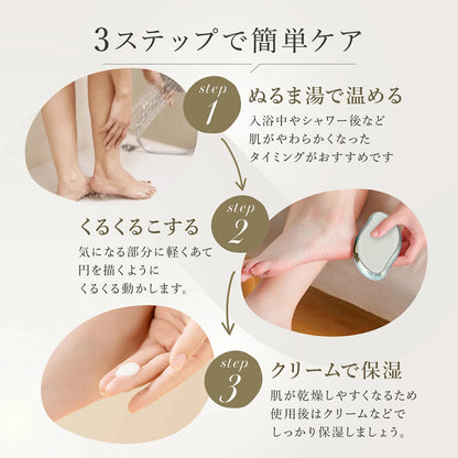 NanoSilk™ | 痛くないムダ毛処理ナノガラスパッド
